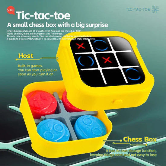 Electronic Touch Tic Tac Toe Puzzle Game