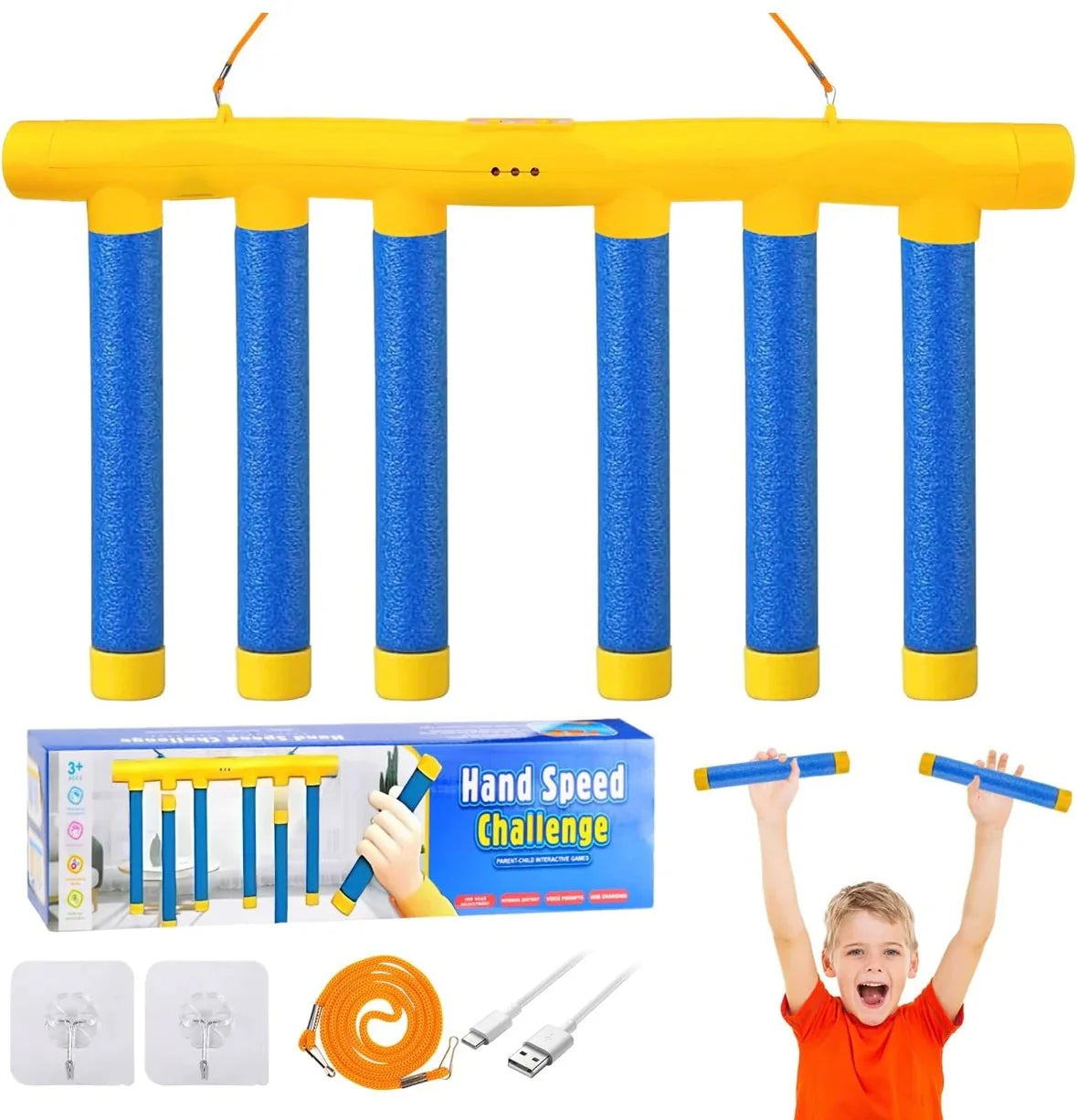 Hand Speed Reflex Challenge Rechargeable Game